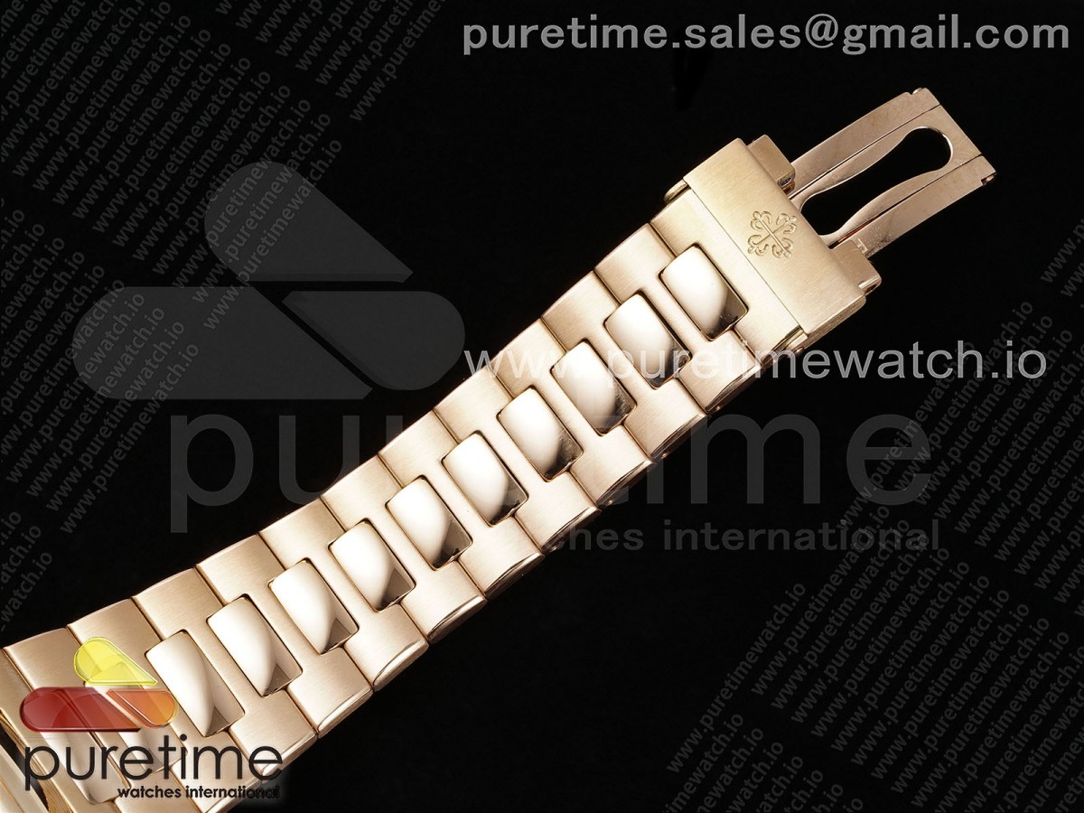 Nautilus 5712 RG YSF 1:1 Best Edition Brown Dial on RG Bracelet A240 - Image 21