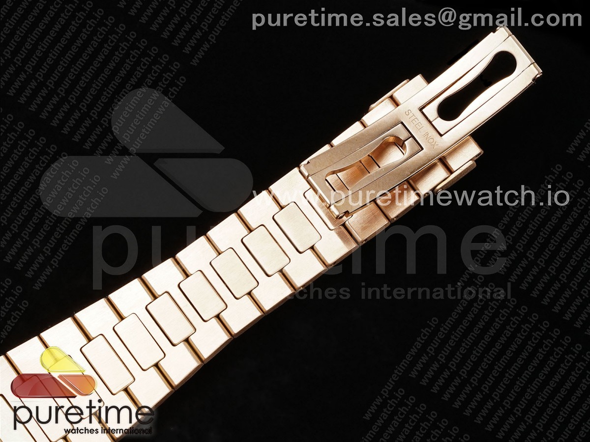 Nautilus 5712 RG YSF 1:1 Best Edition Brown Dial on RG Bracelet A240 - Image 19