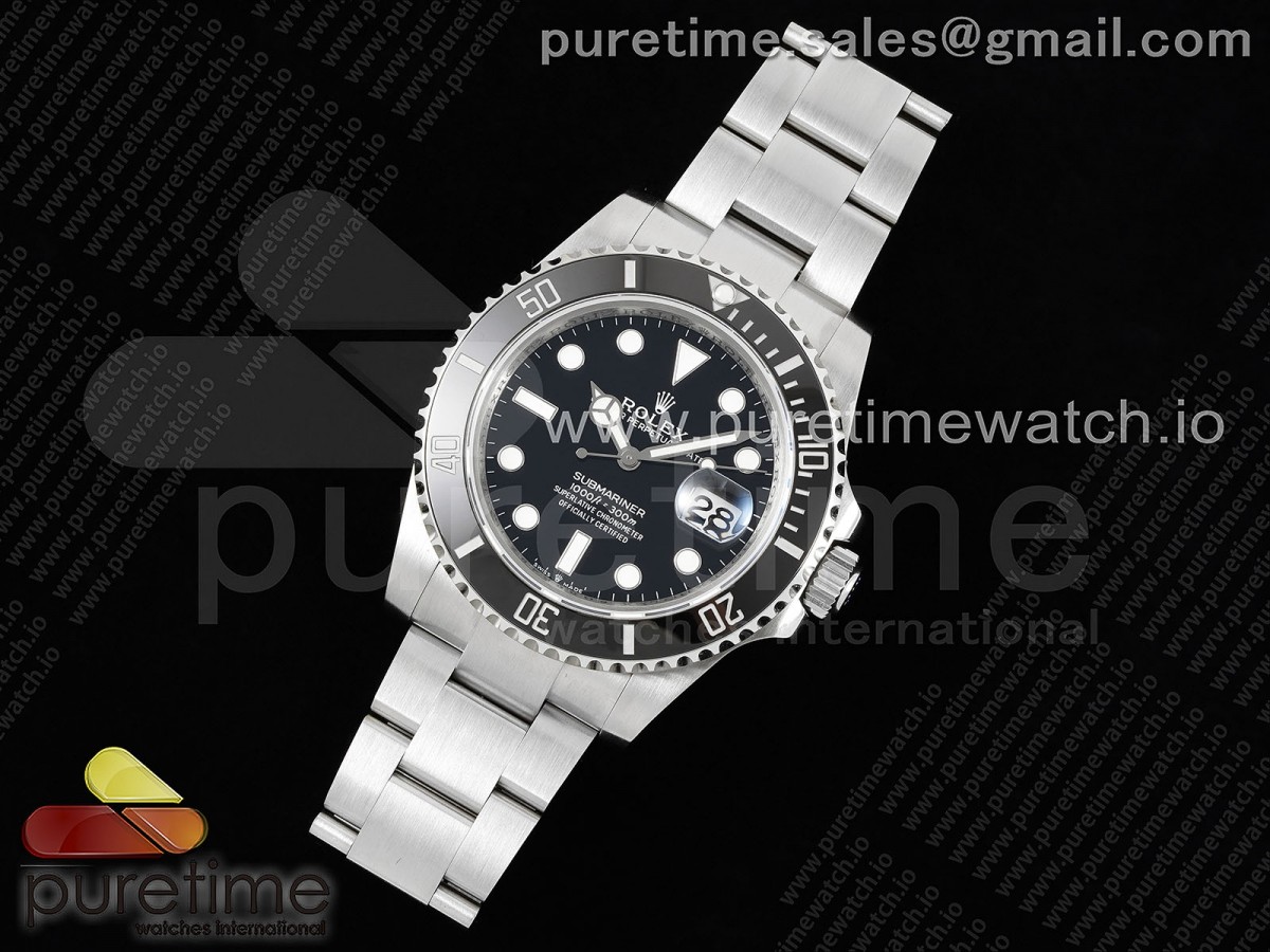 Submariner 41mm 126610 LN Ceramica nera 904L acciaio Joker VR3235