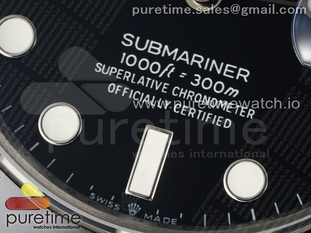 Submariner 41mm 126610 LN Ceramica nera 904L acciaio Joker VR3235 - immagine 9