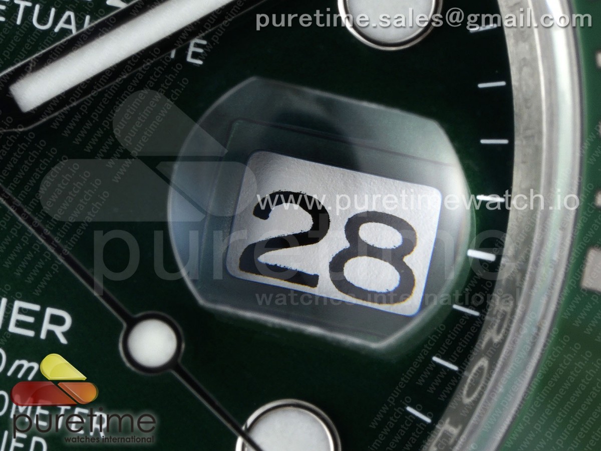 Submariner 40mm 116610 LV Green Ceramic 904L Steel AR+F VR3135 - Image 4