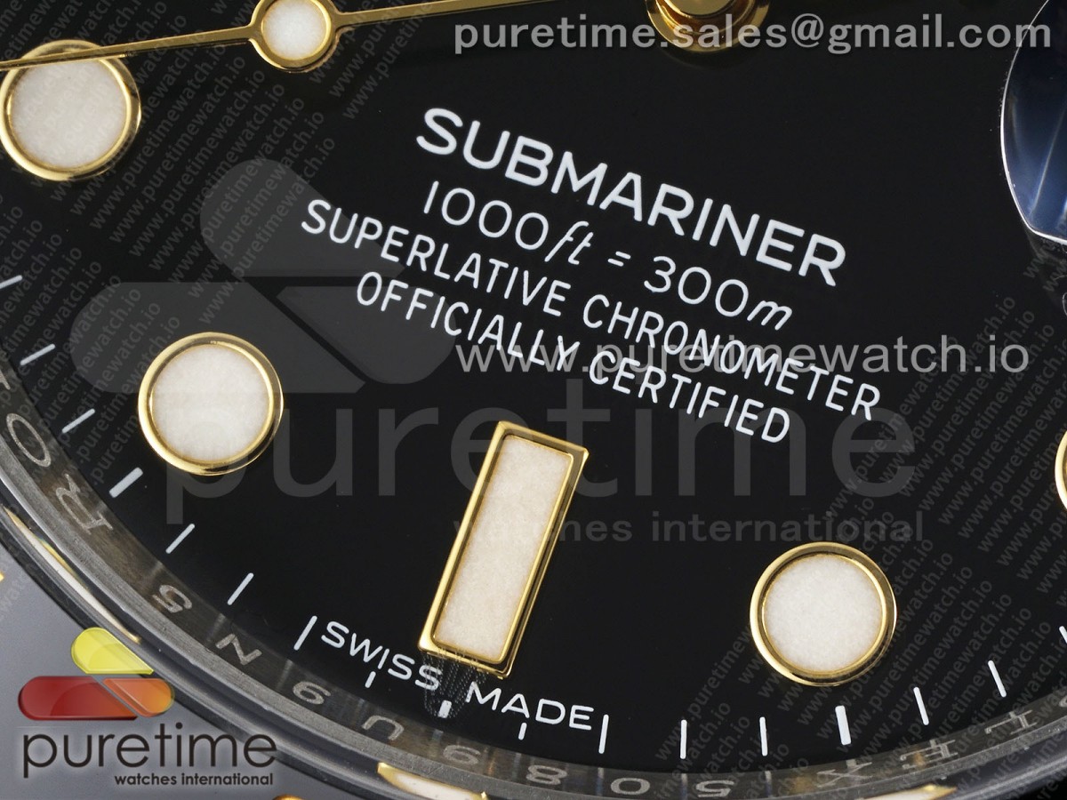 Submariner 116613 LN Black Ceramic AR+F 1:1 Best Edition 904L SS Case and Bracelet VR3135 - Image 5