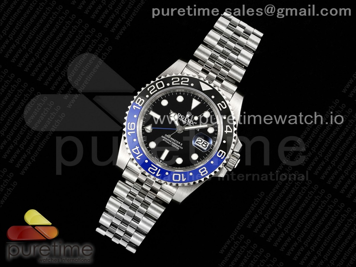 GMT-Master II Batman 126710 BLNR Blue/Black Ceramic 904L ARF 1:1 Best Edition on Jubilee Bracelet SH3285 CHS - Image 8