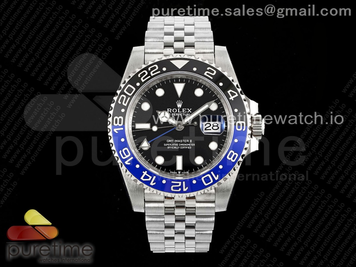 GMT-Master II Batman 126710 BLNR Blue/Black Ceramic 904L ARF 1:1 Best Edition on Jubilee Bracelet SH3285 CHS - Image 3