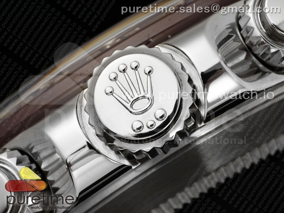 Daytona 116506 Brown Ceramic KING 1:1 Best Edition Ice Blue Crystal Dial on SS Bracelet SH4130 - Image 18