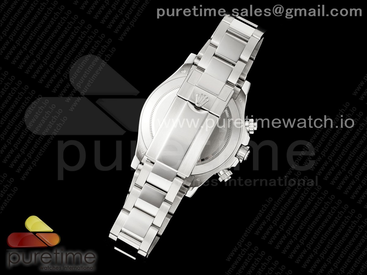 Daytona 116506 Brown Ceramic KING 1:1 Best Edition Ice Blue Crystal Dial on SS Bracelet SH4130 - Image 16