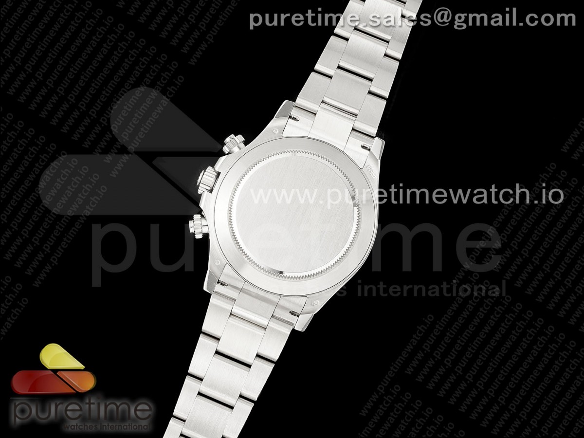 Daytona 116506 Brown Ceramic KING 1:1 Best Edition Ice Blue Crystal Dial on SS Bracelet SH4130 - Image 15