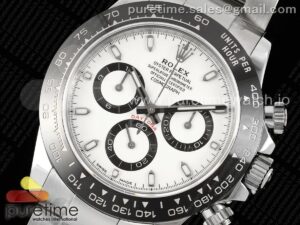Daytona 116500 KING 1:1 Best Edition White Dial on SS Bracelet SH4130