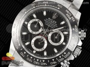 Daytona 116500 KING 1:1 Best Edition Black Dial on SS Bracelet SH4130