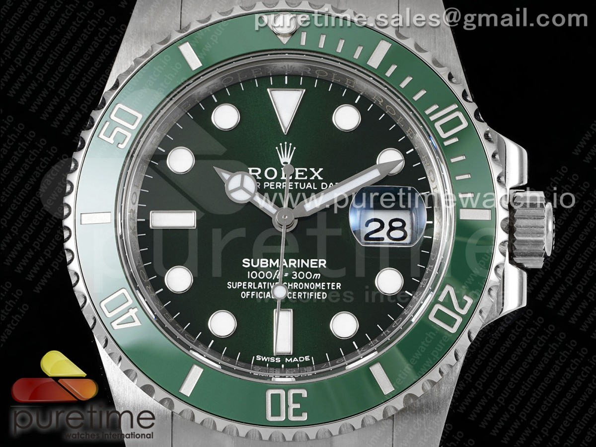 Submariner 40mm 116610 LV Grüne Keramik 904L Stahl RAF VR3135 – Bild 2