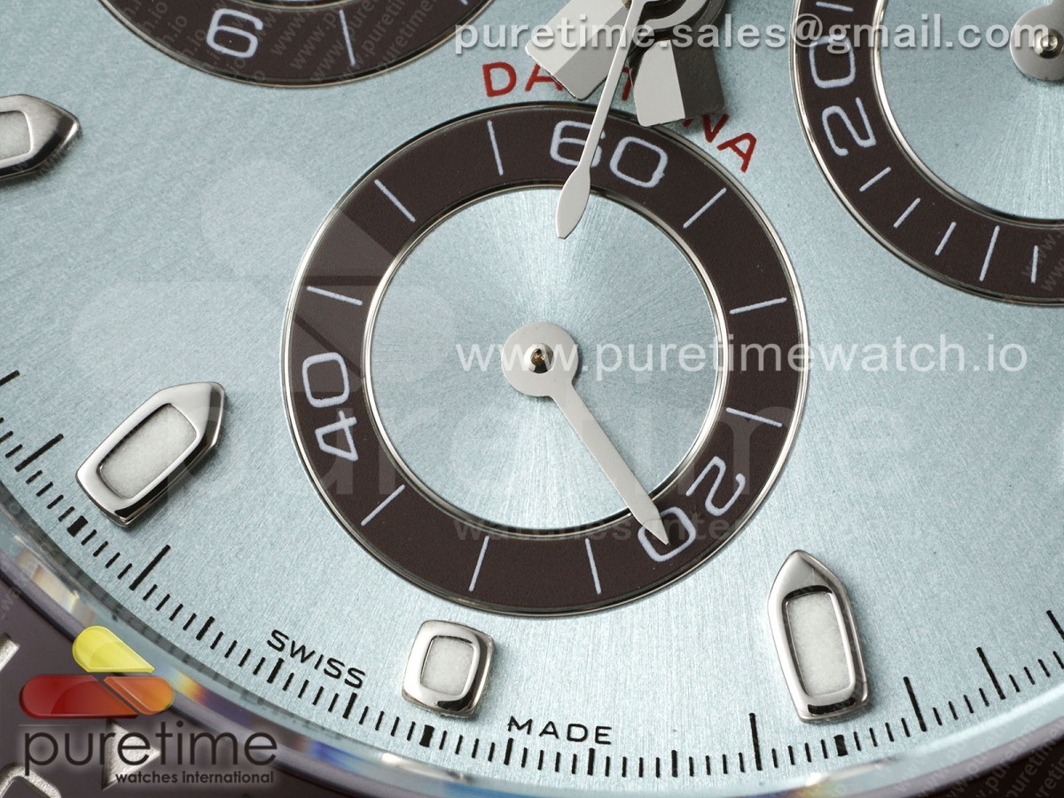 Daytona 116506 APSF 1:1 Best Edition Ice Blue Dial on SS Bracelet SH4130 - Image 14