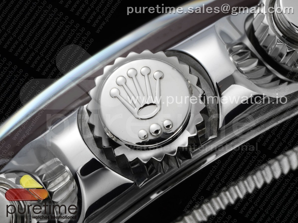 Daytona 116506 QF 1:1 Best Edition Ice Blue Dial Crystal Markers on SS Bracelet SH4130 V3 (Gain Weight) - Image 11