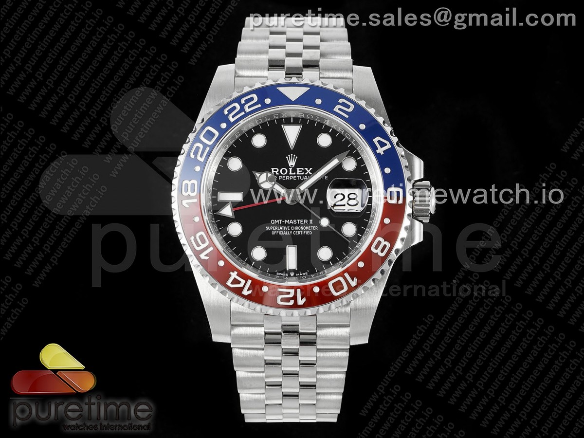 GMT-Master II Pepsi 126710 BLRO 904L Steel VSF 1:1 Best Edition VR3285 (Correct Hand Stack) - Image 2