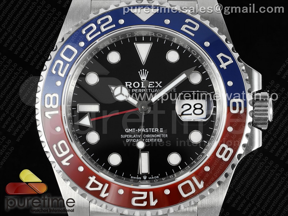 GMT-Master II Pepsi 126710 BLRO 904L Steel VSF 1:1 Best Edition VR3285 (Correct Hand Stack) - Image 3