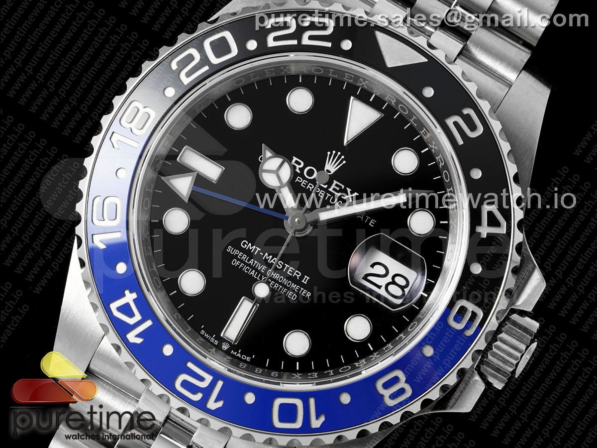 GMT-Master II Batman 126710 BLNR 904L Acero VSF VR3285 (apilado de mano correcto) - Imagen 4