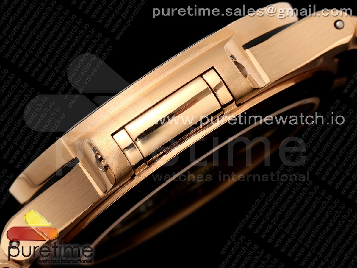 Nautilus 7118 Ladies RG Orange Diamonds PPF 1:1 Best Edition RG Dial on RG Bracelet 324CS - Image 13