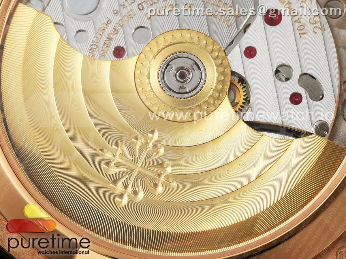 Nautilus 7118 Ladies RG Orange Diamonds PPF 1:1 Best Edition RG Dial on RG Bracelet 324CS - Image 8