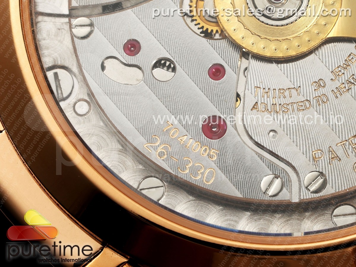 Nautilus 7118 Ladies RG Orange Diamonds PPF 1:1 Best Edition RG Dial on RG Bracelet 324CS - Image 27
