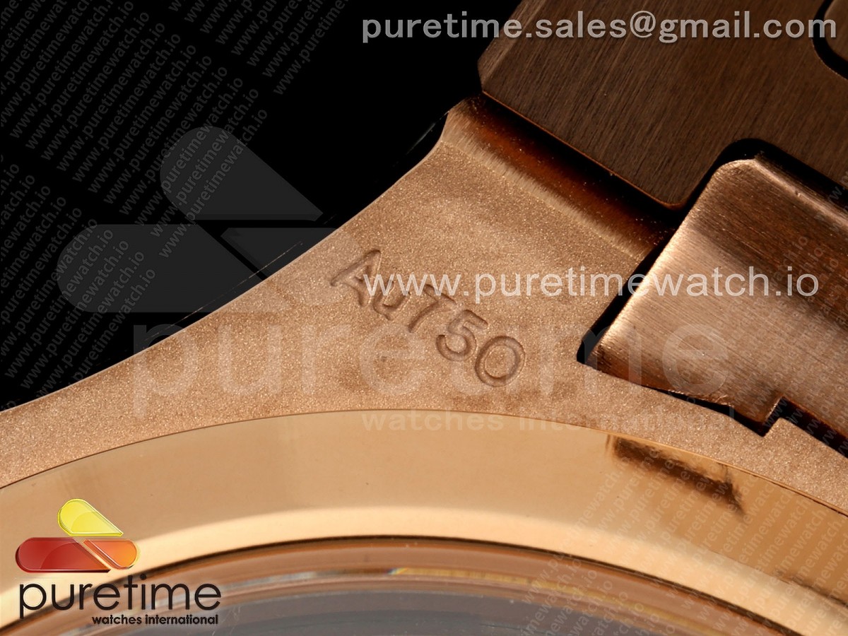 Nautilus 7118 Ladies RG Orange Diamonds PPF 1:1 Best Edition RG Dial on RG Bracelet 324CS - Image 28