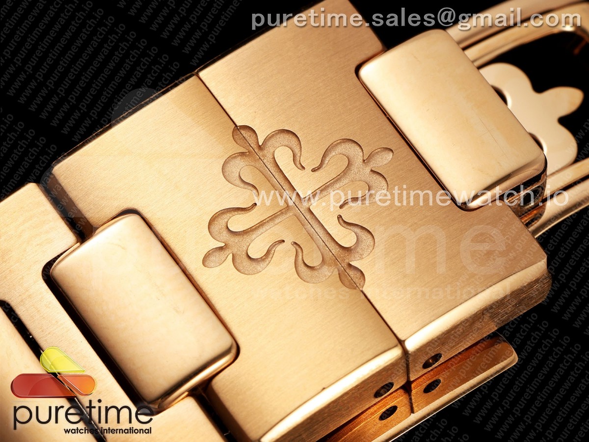 Nautilus 7118 Ladies RG Orange Diamonds PPF 1:1 Best Edition RG Dial on RG Bracelet 324CS - Image 21