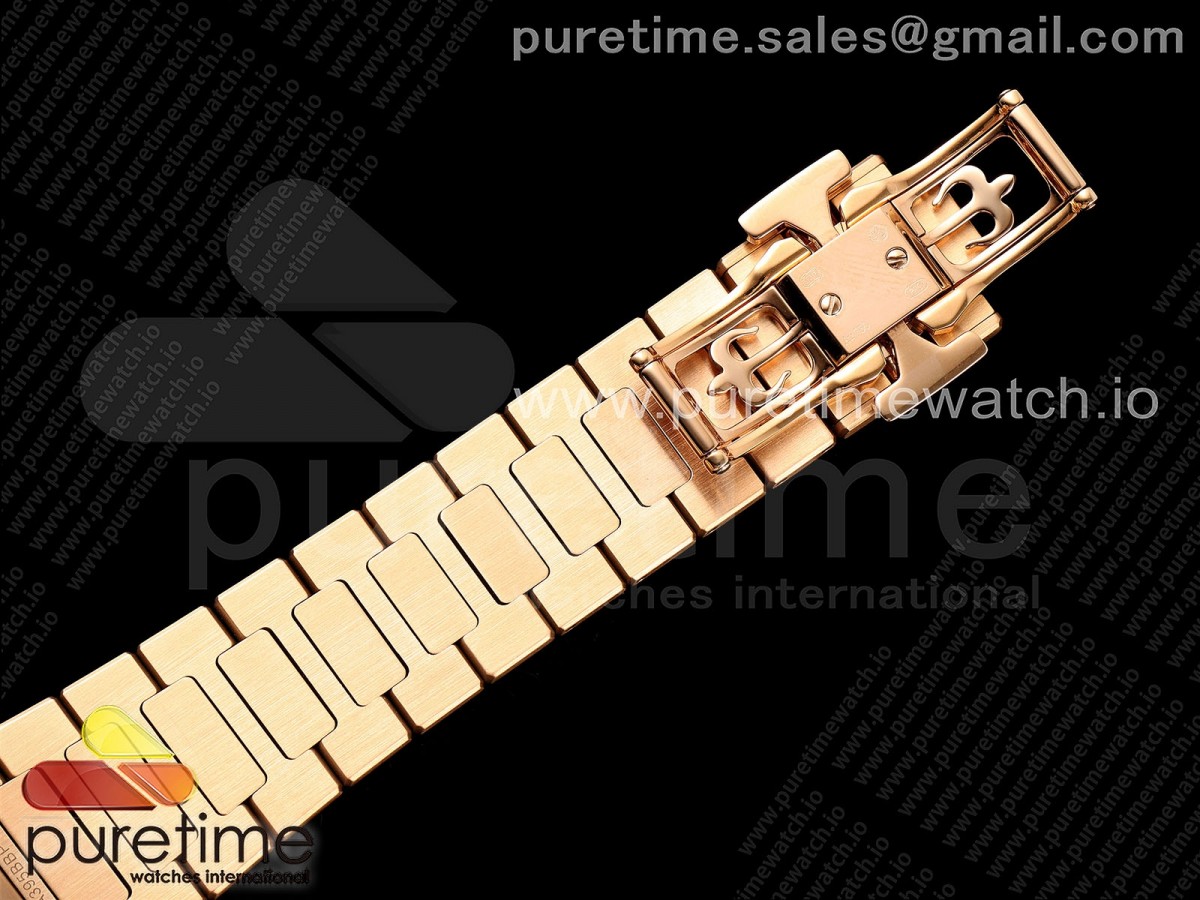 Nautilus 7118 Ladies RG Orange Diamonds PPF 1:1 Best Edition RG Dial on RG Bracelet 324CS - Image 19