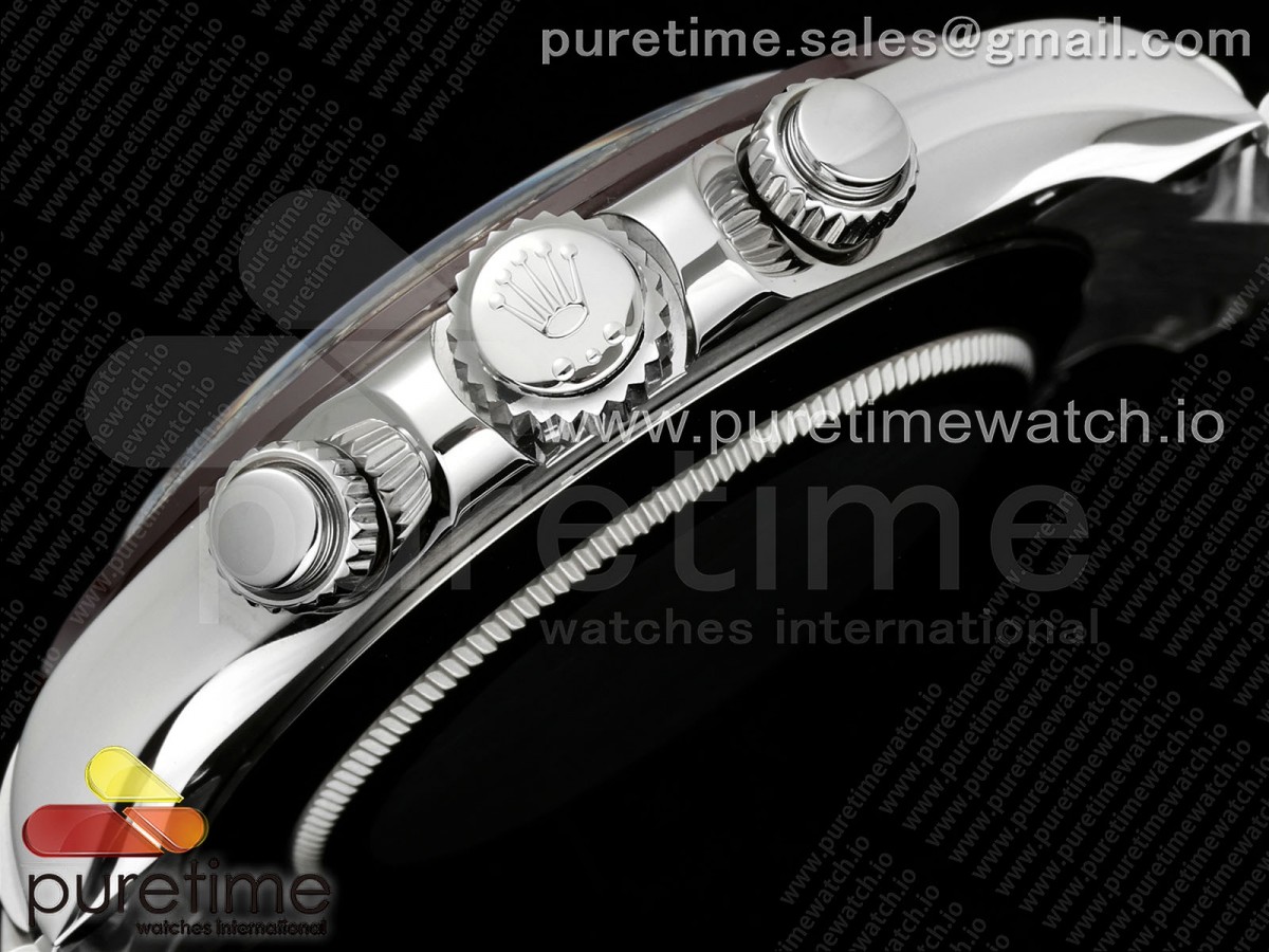Daytona 116506 Clean 1:1 Best Edition Ice Blue Dial Arabic Markers on SS Bracelet SA4130 V2 - Image 16