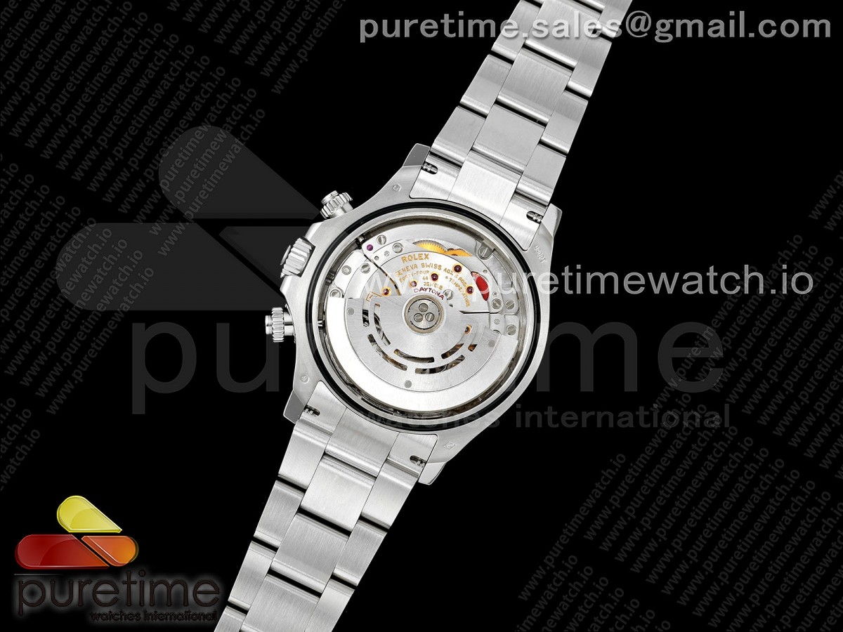 Daytona 116506 Clean 1:1 Best Edition Ice Blue Dial Arabic Markers on SS Bracelet SA4130 V2 - Image 11