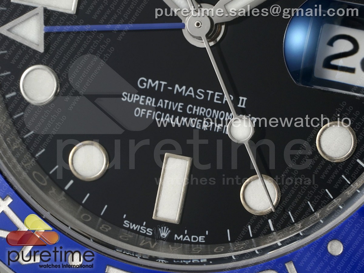 GMT Master II 126710 BLNR 904L SS APSF 1:1 Best Edition on Jubilee Bracelet VR3285 CHS - Image 4