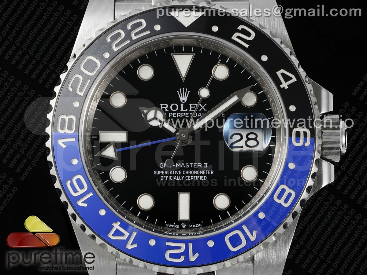 GMT Master II 126710 BLNR 904L SS APSF 1:1 Best Edition on Jubilee Bracelet VR3285 CHS - Image 2