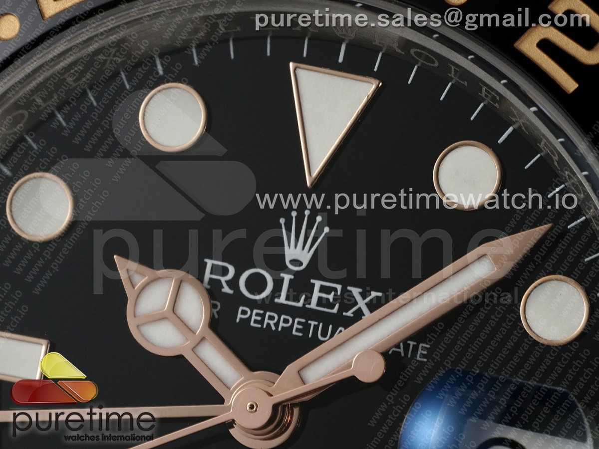 GMT Master II 126715 CHNR 904L SS APSF 1:1 Best Edition on Oyster Bracelet VR3285 CHS - Image 7