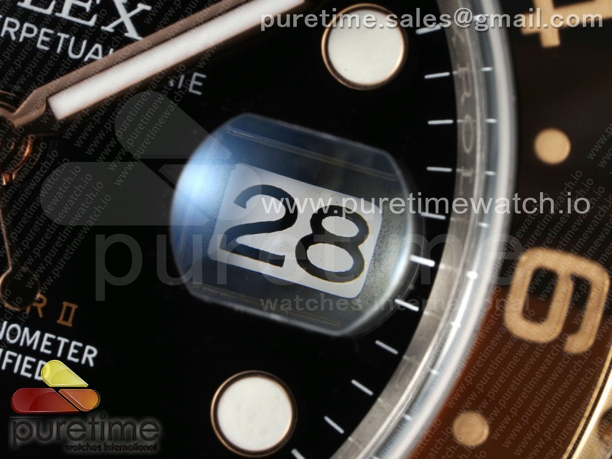 GMT Master II 126715 CHNR 904L SS APSF 1:1 Best Edition on Oyster Bracelet VR3285 CHS - Image 5