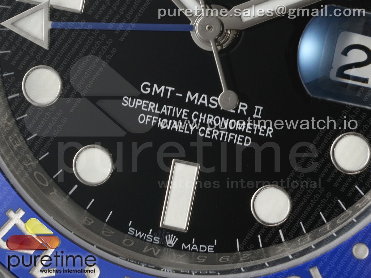 GMT Master II 126710 BLNR 904L SS APSF 1:1 Best Edition on Oyster Bracelet VR3285 CHS - Image 4