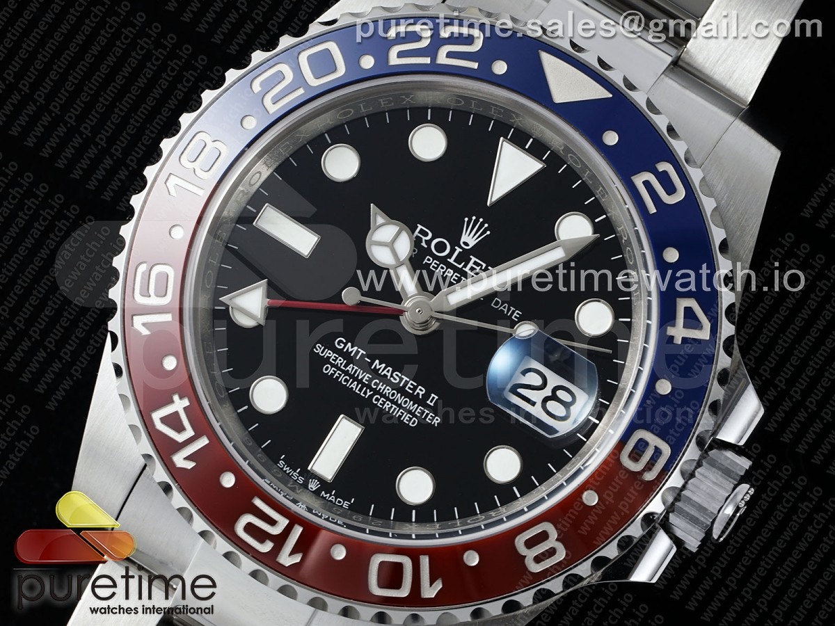 GMT Master II 126710 BLRO 904L SS APSF 1:1 Best Edition on Oyster Bracelet VR3285 CHS - Image 4