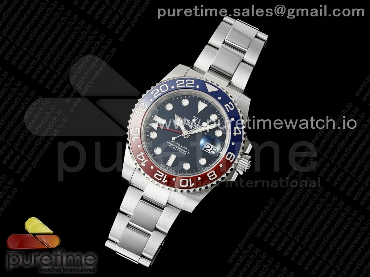 GMT Master II 126719 BLRO 904L SS APSF 1:1 Best Edition Blue Dial on Oyster Bracelet VR3285 CHS - Image 5