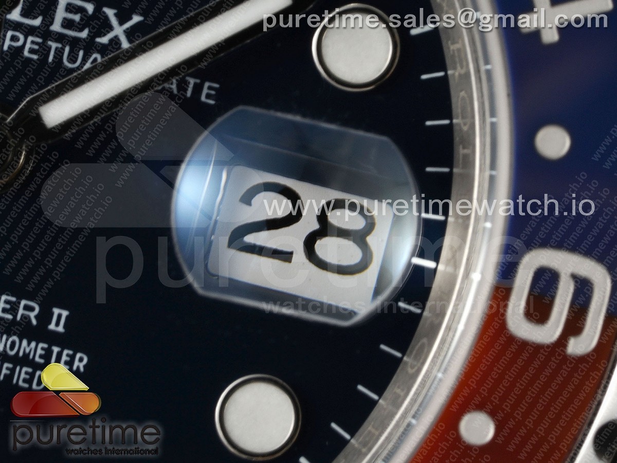GMT Master II 126719 BLRO 904L SS APSF 1:1 Best Edition Blue Dial on Oyster Bracelet VR3285 CHS - Image 7