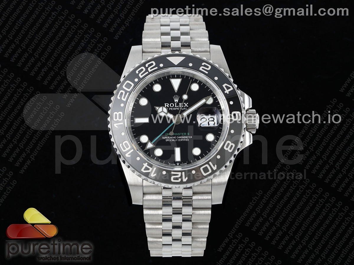 GMT-Master II 126710 GRNR Blue/Red Ceramic QF 1:1 Best Edition on Jubilee Bracelet VR3285 CHS - Image 3