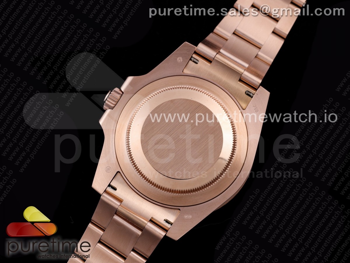 GMT-Master II Rootbeer 126715 CHNR Black/Brown Ceramic Clean Factory Best Edition Wrapped RG Gold Case and Bracelet A2836 - Image 8