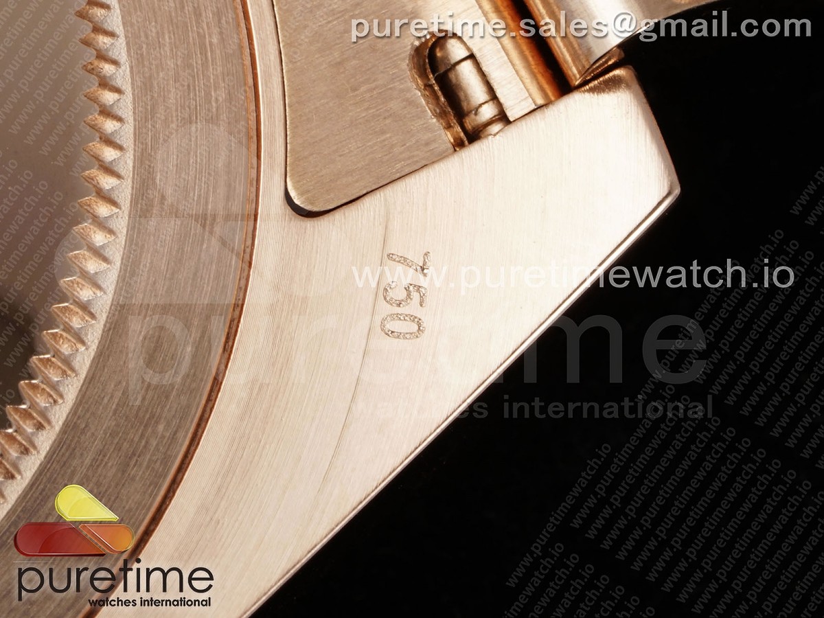 GMT Master II Rootbeer 126715 CHNR Black/Brown Ceramic VSF Best Edition Wrapped RG Gold Case and Bracelet VR3186 CHS - Image 12