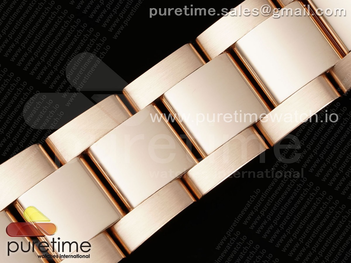 GMT Master II Rootbeer 126715 CHNR Black/Brown Ceramic VSF Best Edition Wrapped RG Gold Case and Bracelet VR3186 CHS - Image 17
