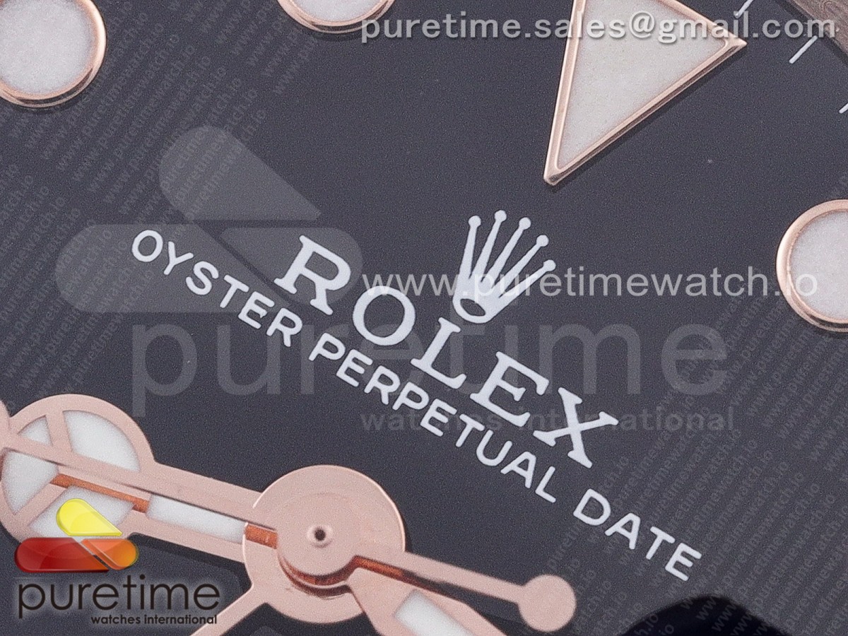 GMT-Master II Rootbeer 126715 CHNR Black/Brown Ceramic Clean Factory Best Edition Wrapped RG Gold Case and Bracelet A2836 - Image 3