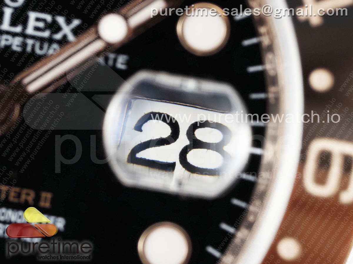 GMT Master II Rootbeer 126715 CHNR Black/Brown Ceramic VSF Best Edition Wrapped RG Gold Case and Bracelet VR3186 CHS - Image 5