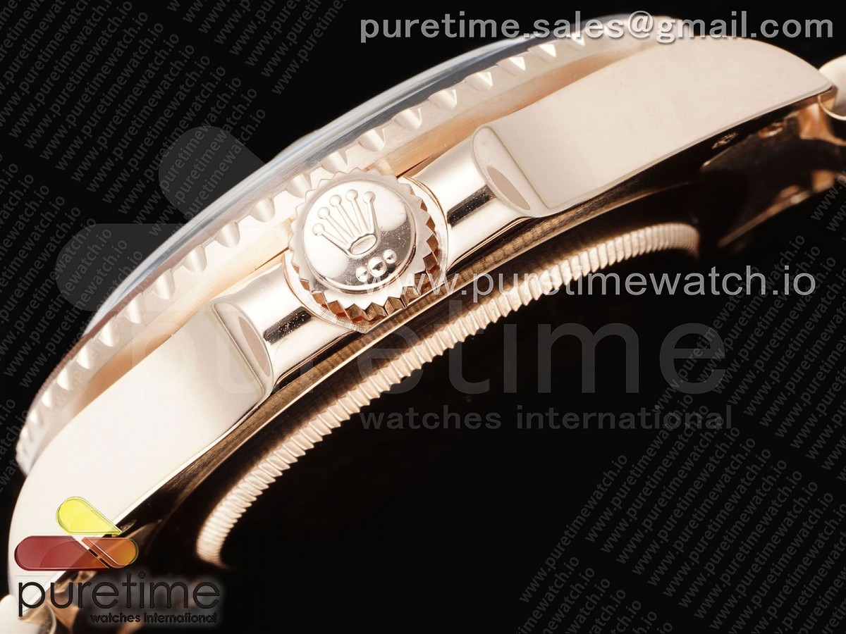 GMT Master II Rootbeer 126715 CHNR Black/Brown Ceramic VSF Best Edition Wrapped RG Gold Case and Bracelet VR3186 CHS - Image 8
