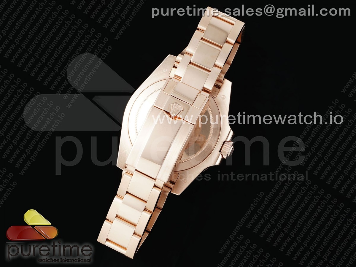 GMT Master II Rootbeer 126715 CHNR Black/Brown Ceramic VSF Best Edition Wrapped RG Gold Case and Bracelet VR3186 CHS - Image 20