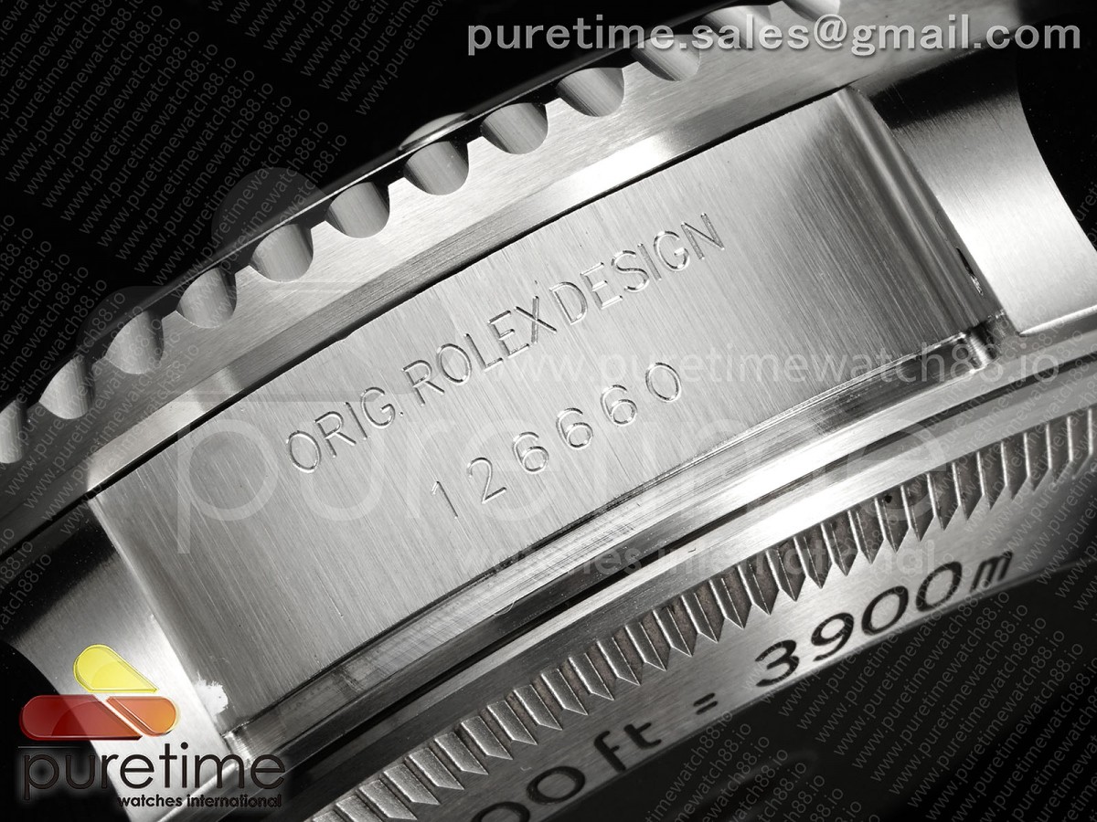 Sea-Dweller 4000 126600 ARF Best Edition Black Dial on SS Bracelet A3235 - Image 15