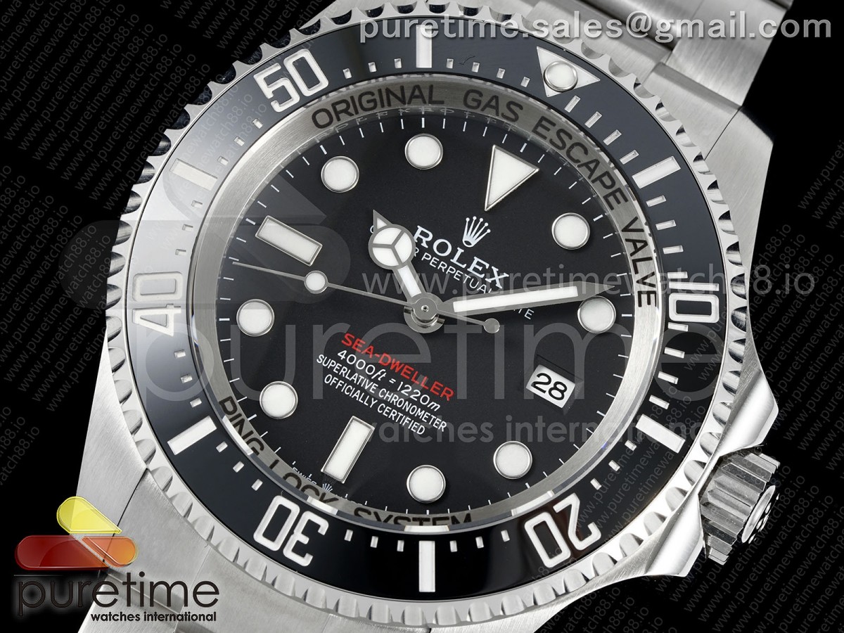 Sea-Dweller 4000 126600 ARF Best Edition Black Dial on SS Bracelet A3235