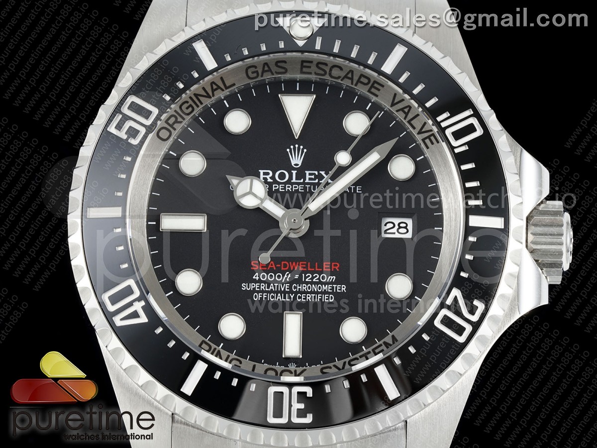 Sea-Dweller 4000 126600 ARF Best Edition Black Dial on SS Bracelet A3235 - Image 2