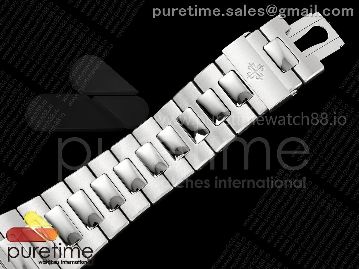 Nautilus 5711 VAF SWF Cadran bleu Tiffany Stemp sur Bracelet SS DD324 (Mod) – Image 7