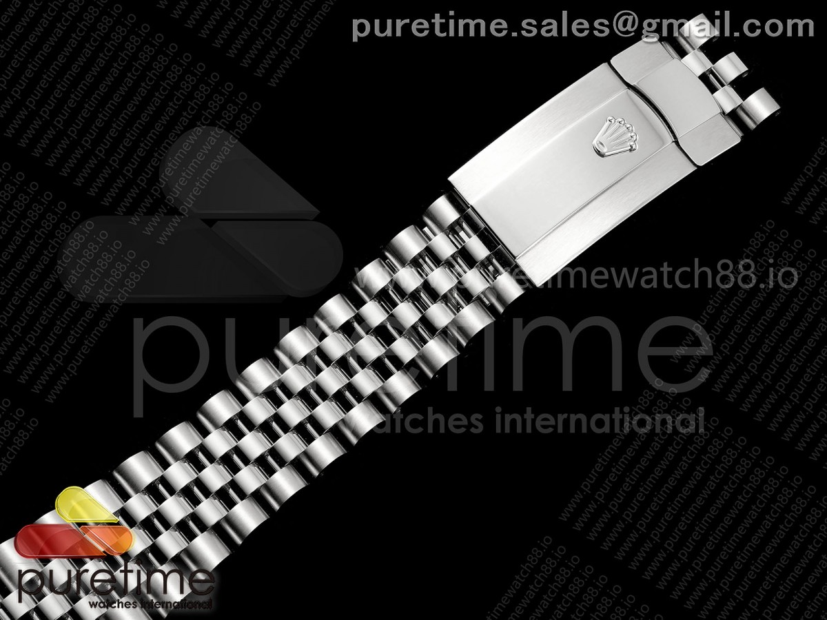 DateJust 41 126334 SEEK 1:1 Best Edition 904L Steel Blue Textured Stick Dial on Jubilee Bracelet VR3235 - Image 10