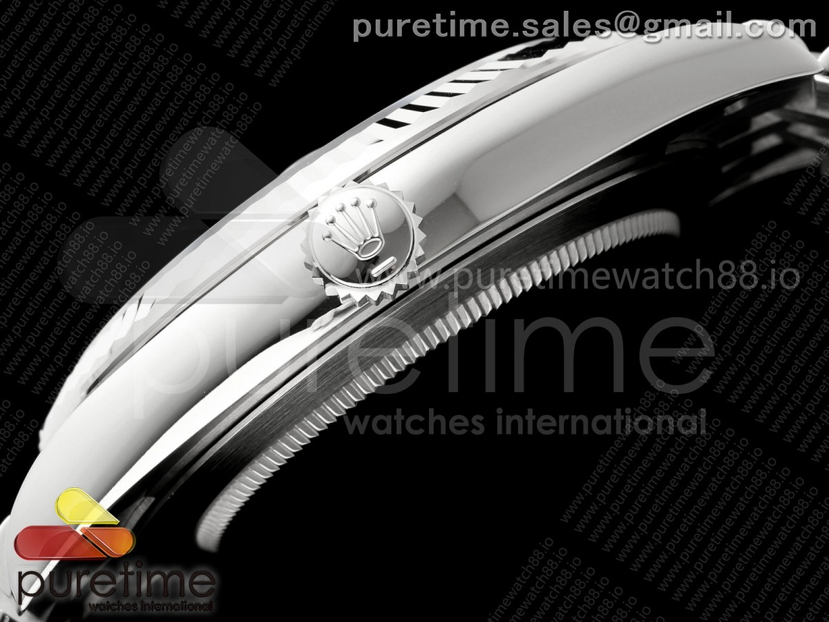 DateJust 41 126334 SEEK 1:1 Best Edition 904L Steel Black Stick Dial on Jubilee Bracelet VR3235 - Image 5