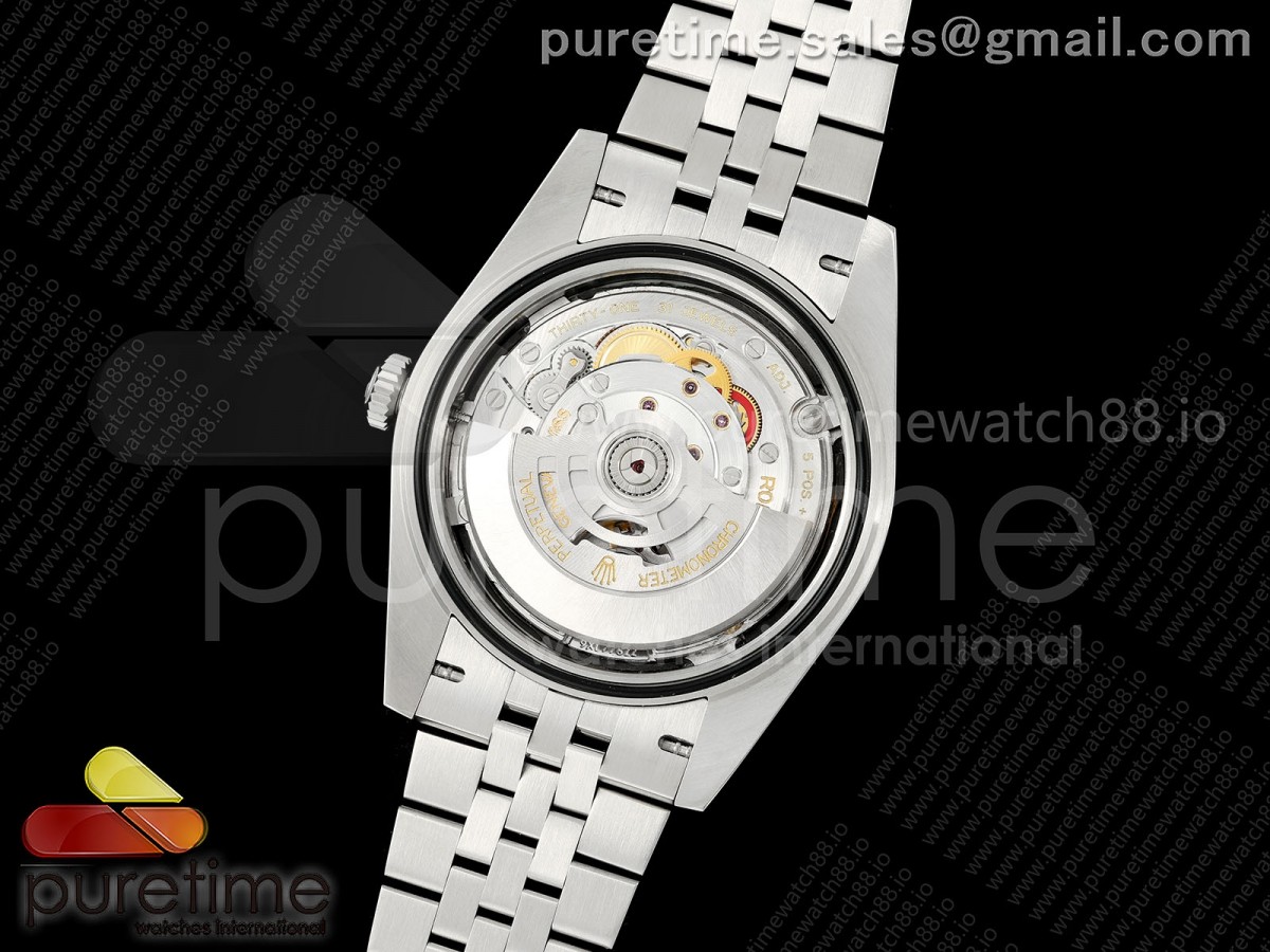 DateJust 41 126334 SEEK 1:1 Best Edition 904L Steel Black Stick Dial on Jubilee Bracelet VR3235 - Image 11